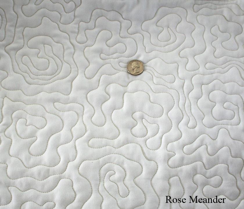 Long arm, quilting, quilt, service, tuscan, rose